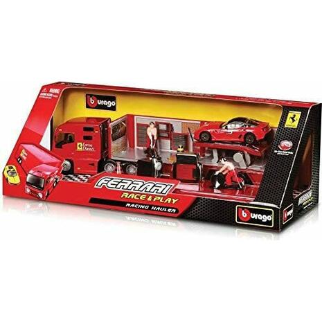 Σετ Φορτηγό Ferrari Racing Hauler 1/43 Bburago (18/31202)